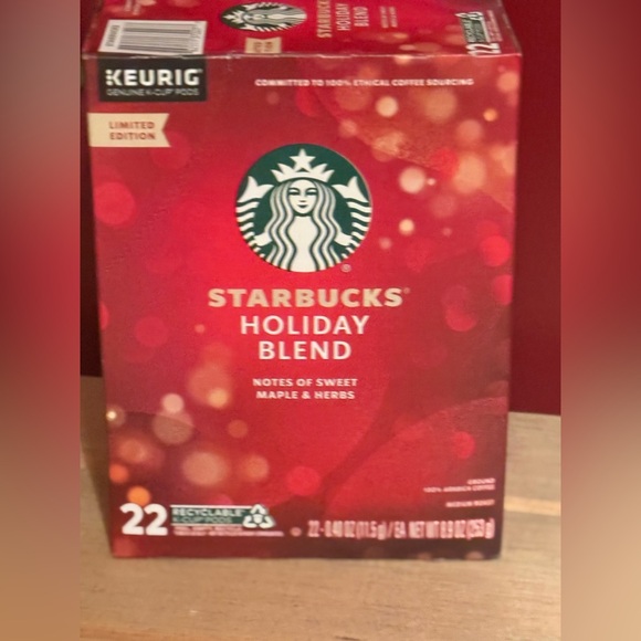 Starbucks Holiday Blend Coffee - k cup nib - Picture 2 of 3